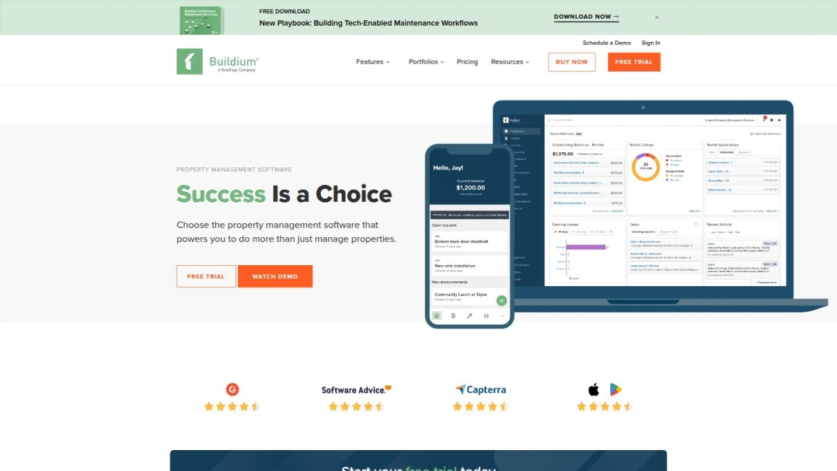 ManageBuilding.com Application Portal